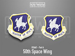 Kitsworld SAV Sticker - USAAF - 50th Space Wing 